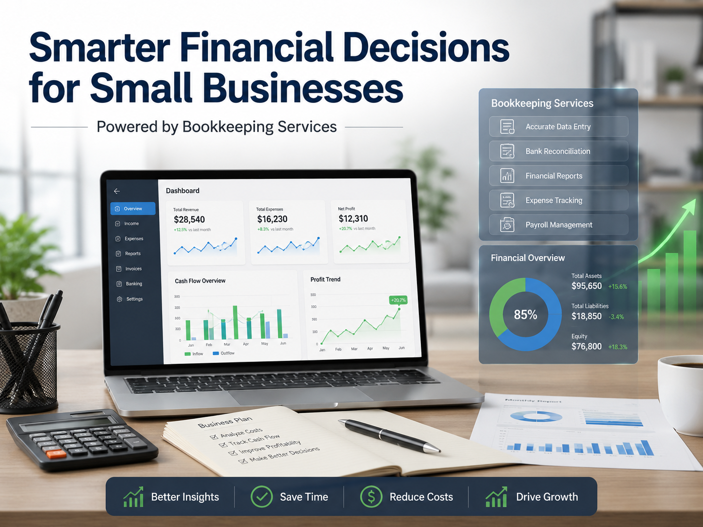 How Can You Make Smarter Financial Decisions for Your Small Business With Bookkeeping Services?